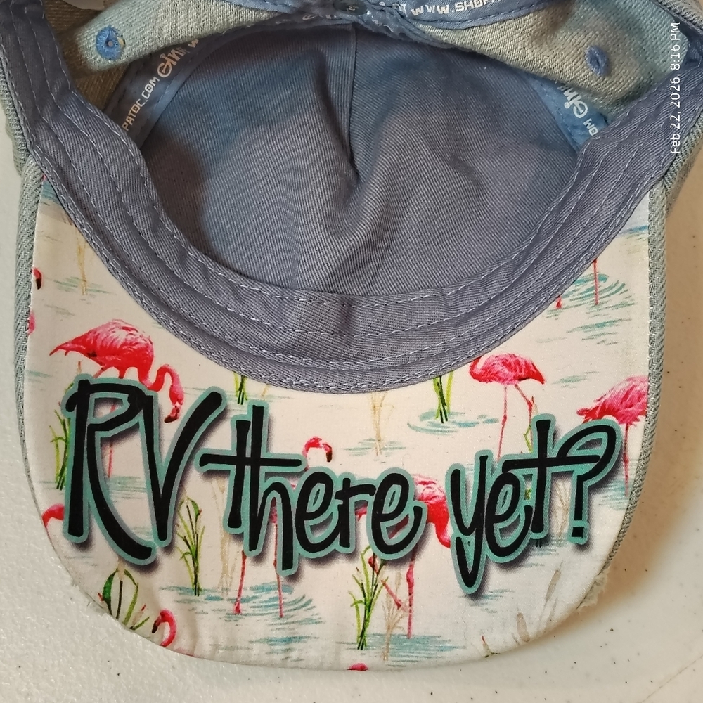 Hat “TRAILER TRASH" KEEP ON TRUCKING Comical Girl Trucker Adjustable Snapback - Picture 4 of 6
